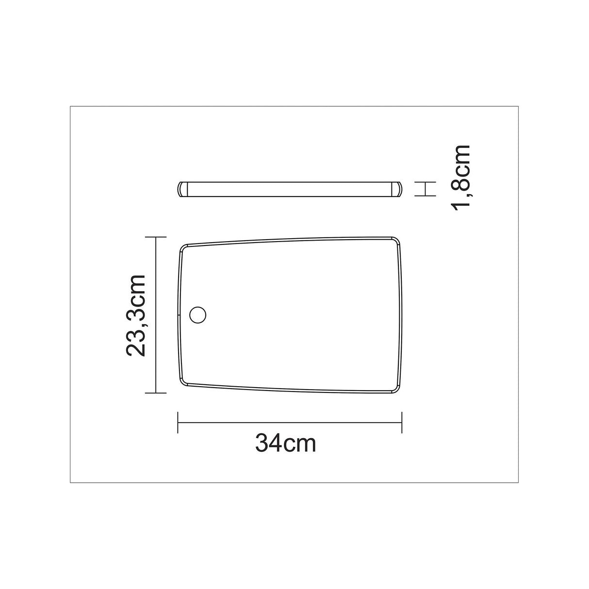 FSC pjaustymo lentelė 34x23x1,8 tikmedžio