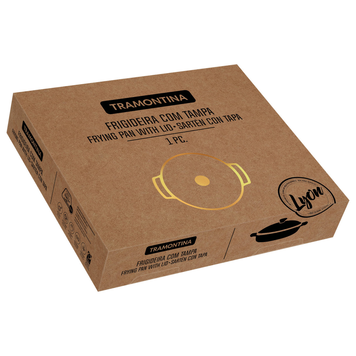 LYON Cepšanas panna 32 cm / 4.3 L – Zelta