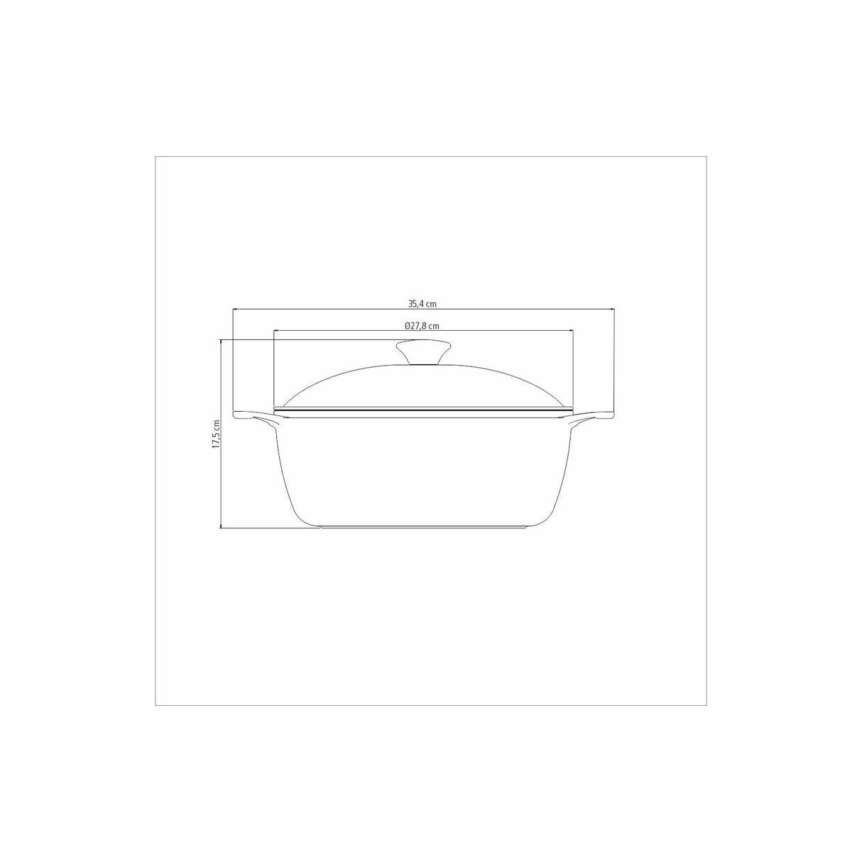 LYON Sautējamais katls 26 cm / 4.6 L – Zelta