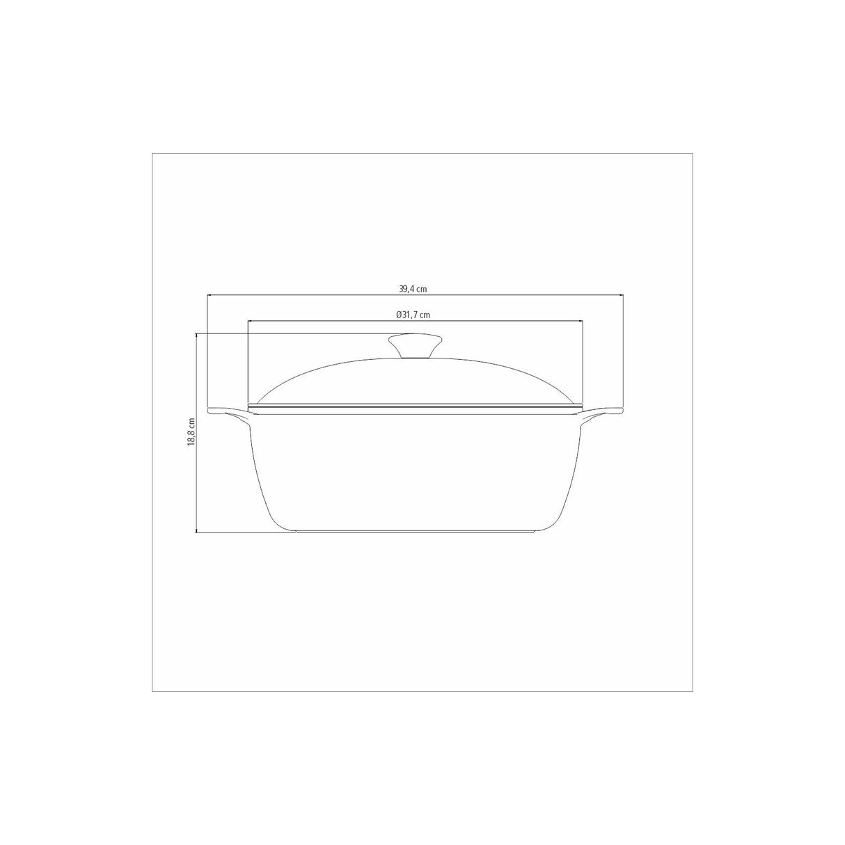 LYON Katls 30 cm / 6.8 L – Zelta