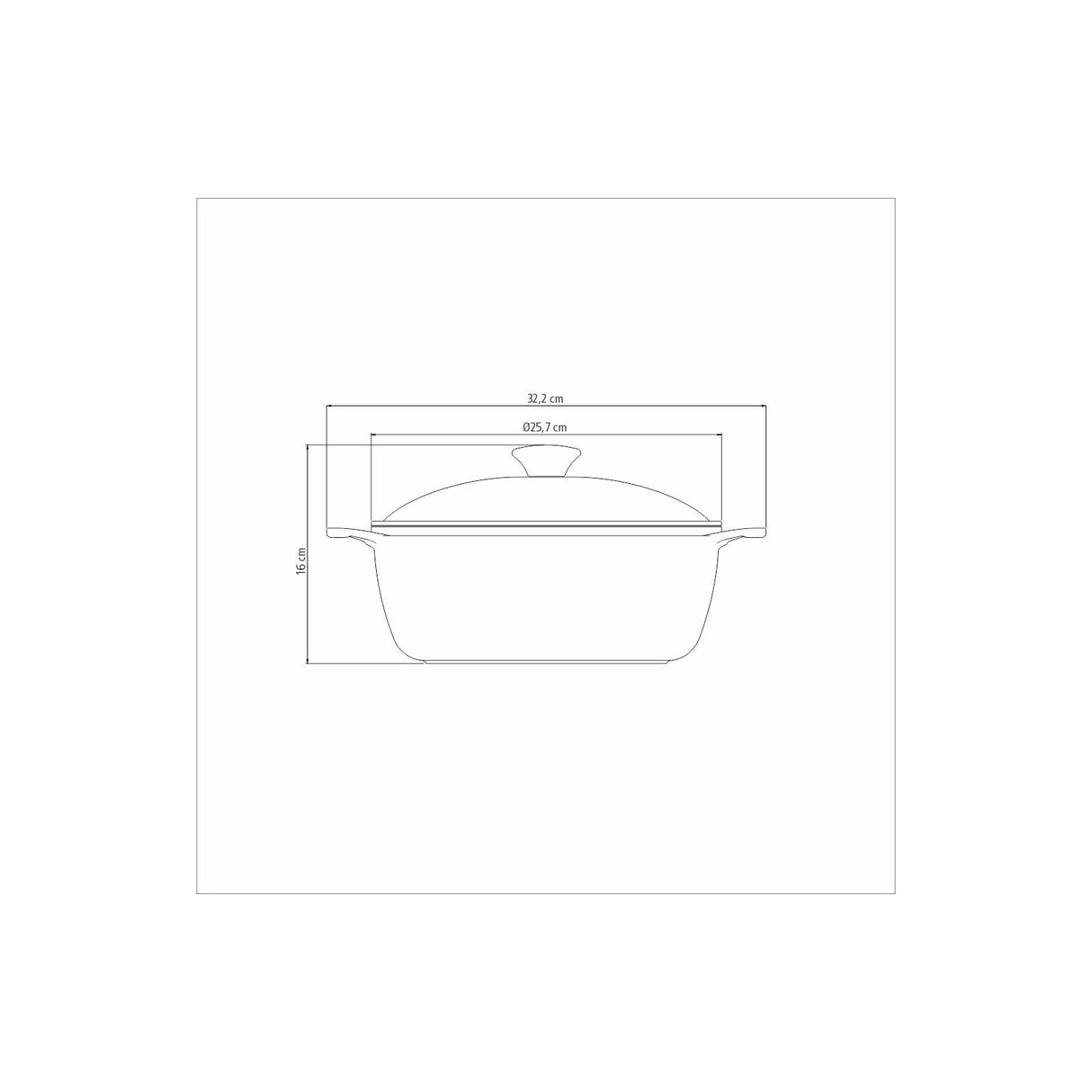 LYON Katls 24 cm / 3.7 L – Zils