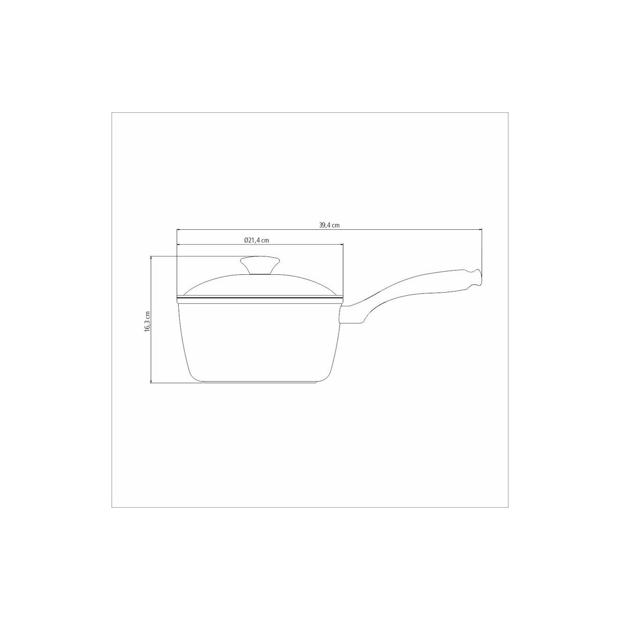 LYON Katls 20 cm / 2.8 L – Zils