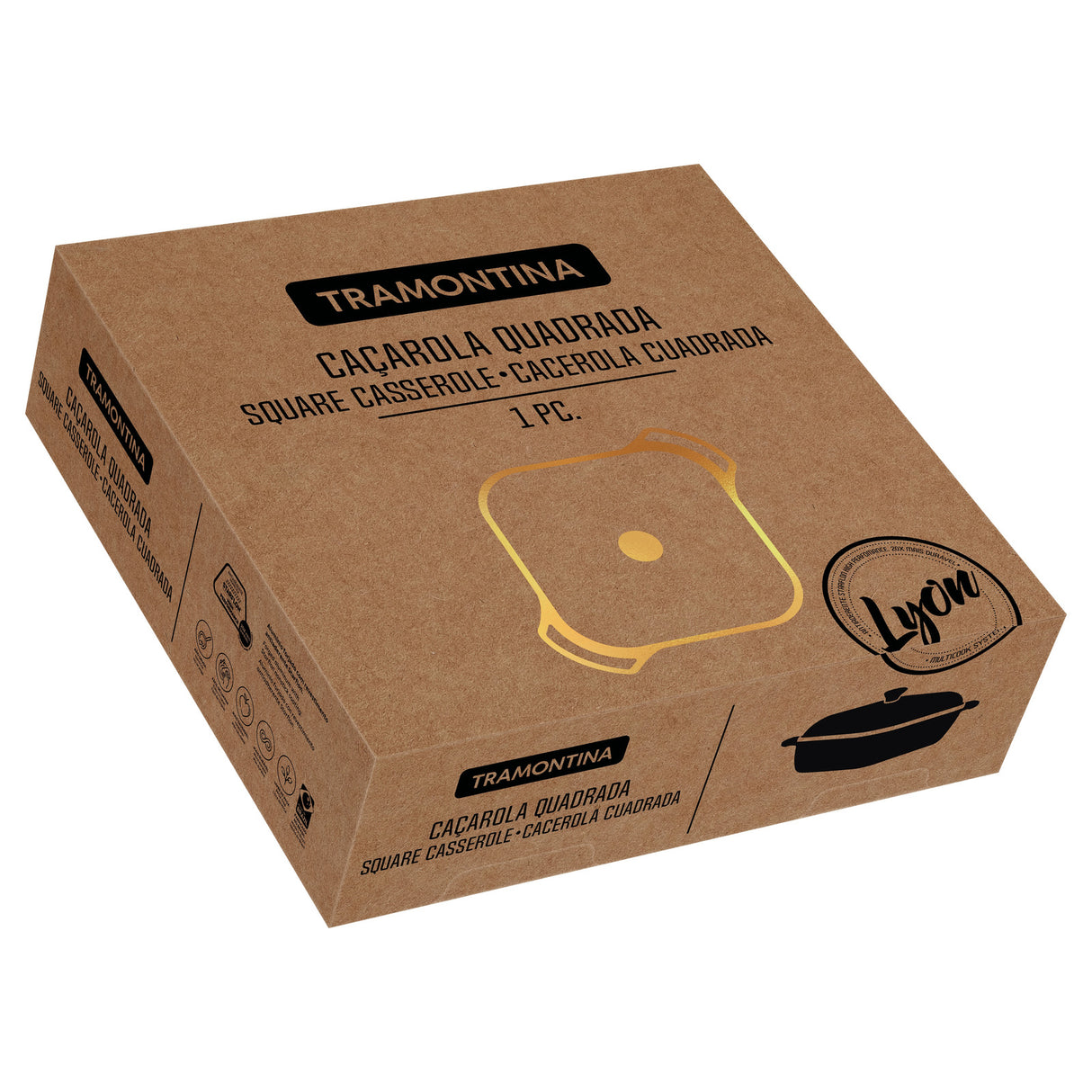 LYON Sautējamais katls 28 cm / 5.5 L – Zelta