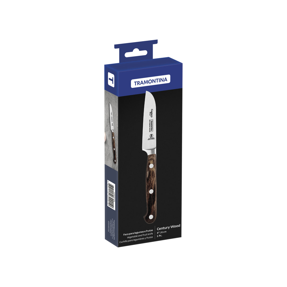 3 colių daržovių ir vaisių peilis iš šimtmečio medienos