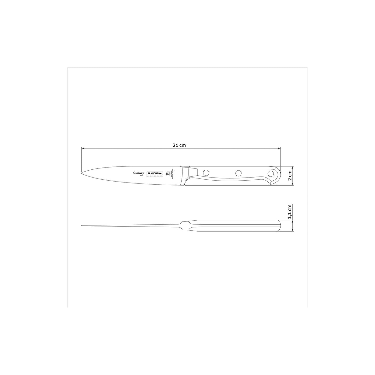 CENTURY 4'' vegetable and fruit knife