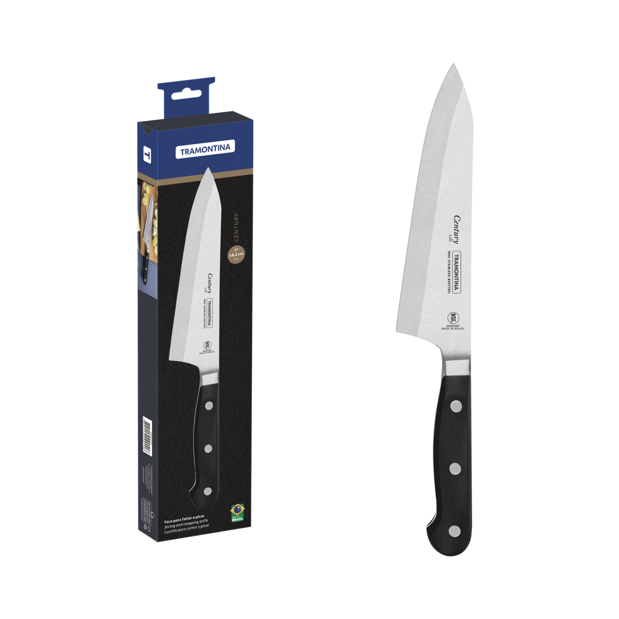 CENTURY 7" griešanas un smalcināšanas nazis