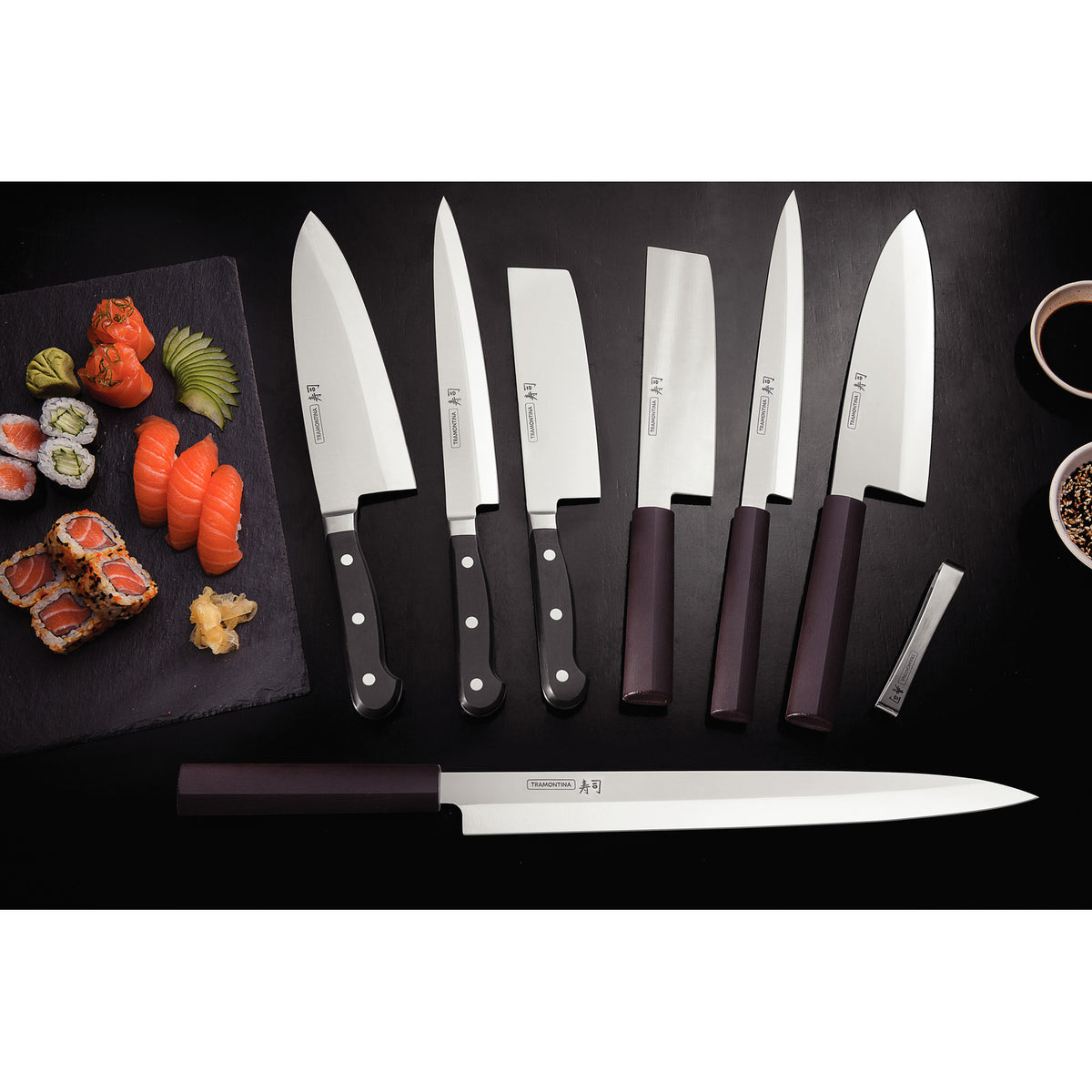 SUSHI YANAGIBA 9'' KNIFE BROWN