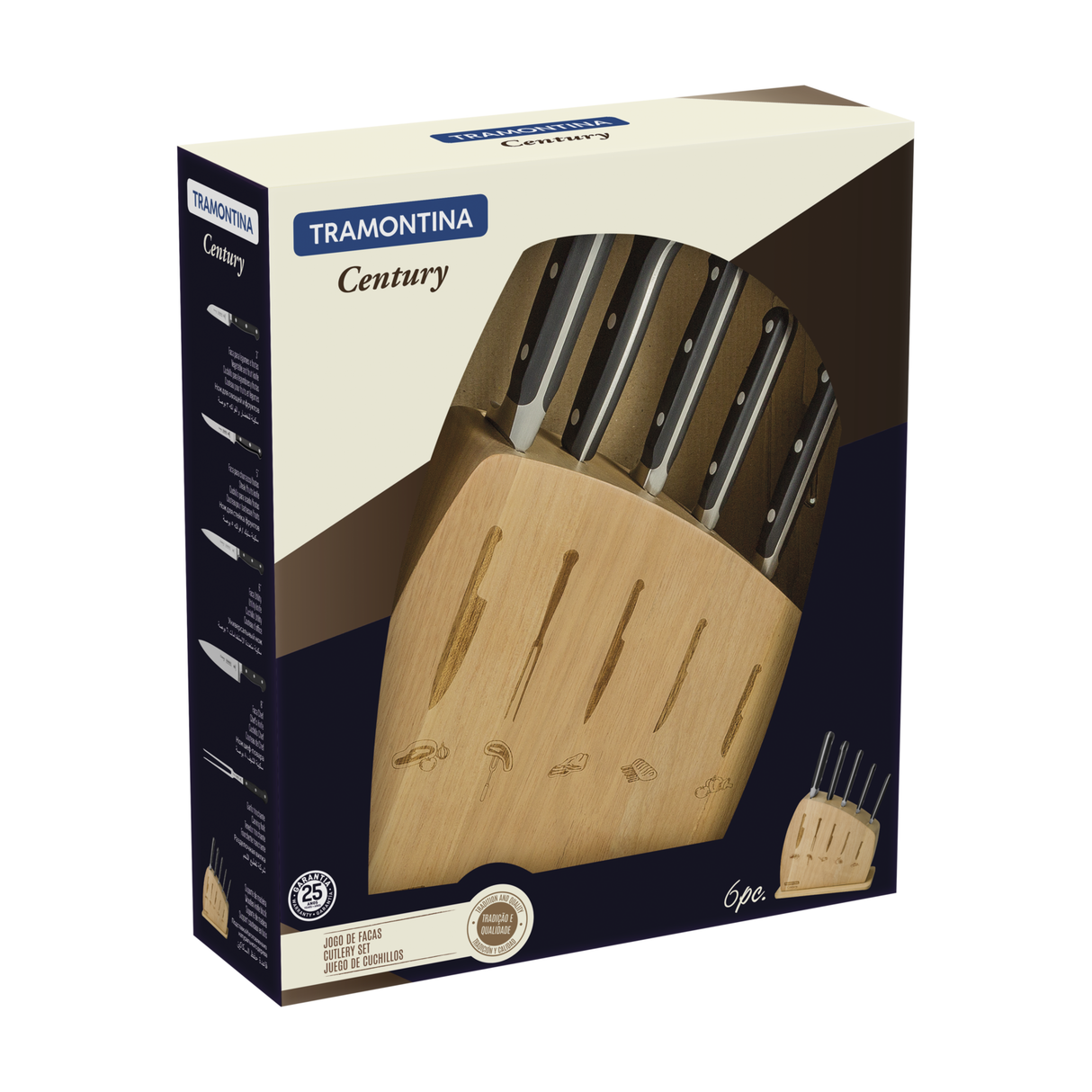 Tramontina Century 6 dalių peilių rinkinys