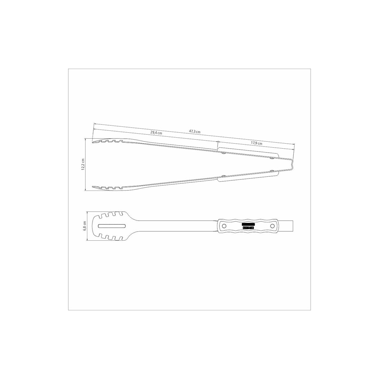 46.7CM MEAT TONG