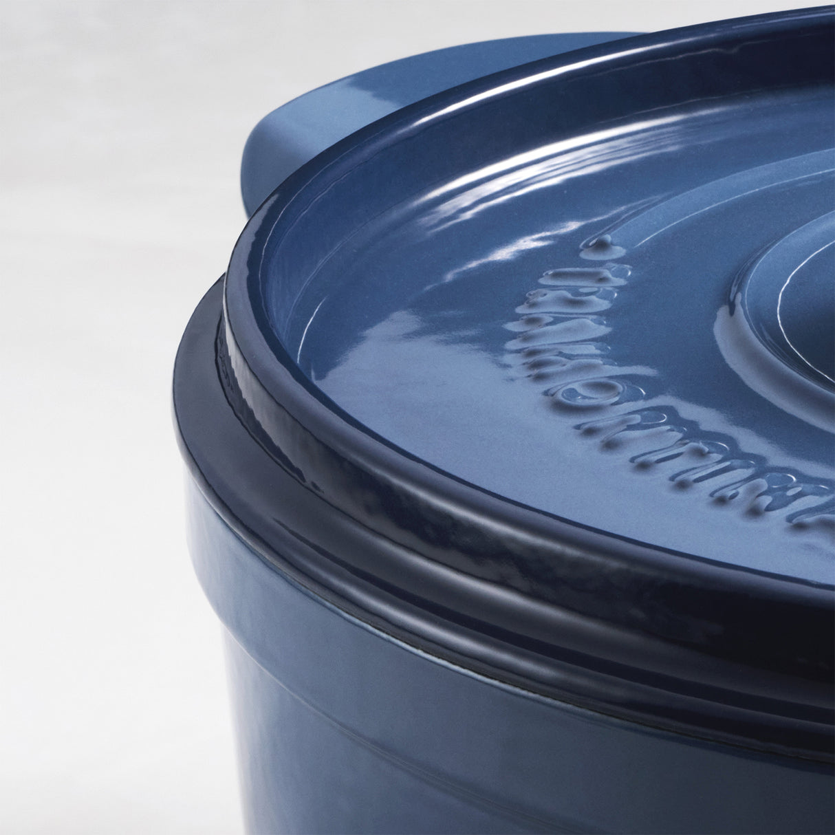 Enamelled Cast IRON Casserole Blue