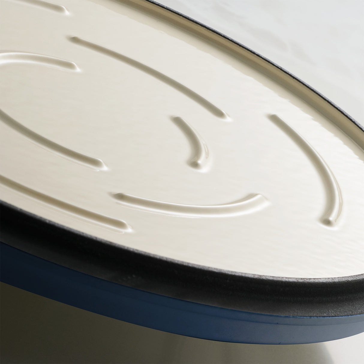 Enamelled Cast IRON Casserole Blue