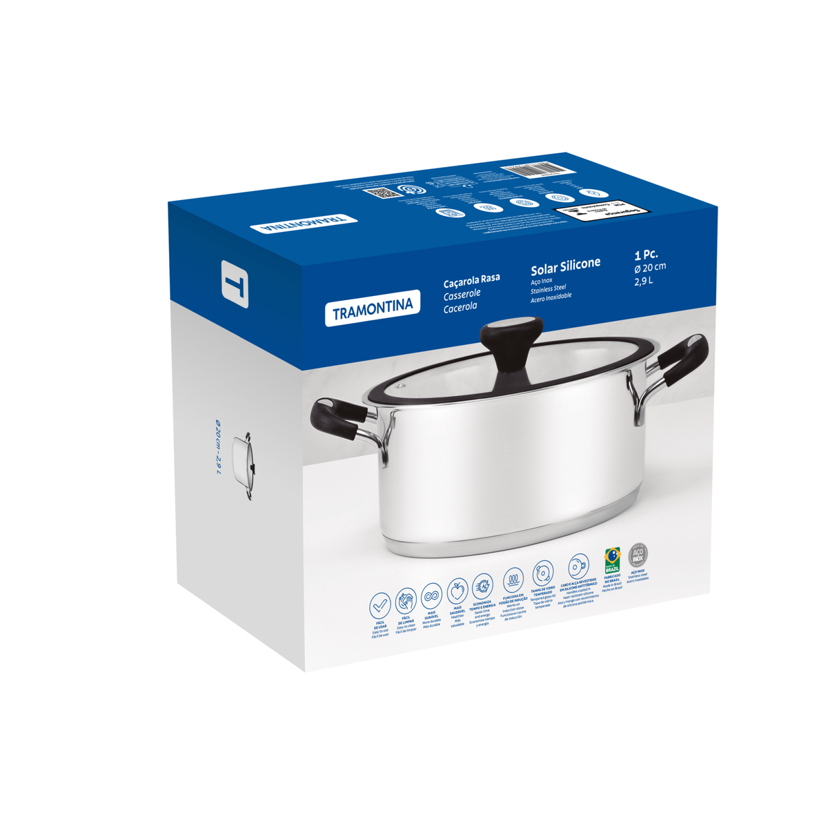 SOLAR SILICONE 20cm casserole, 2.9l