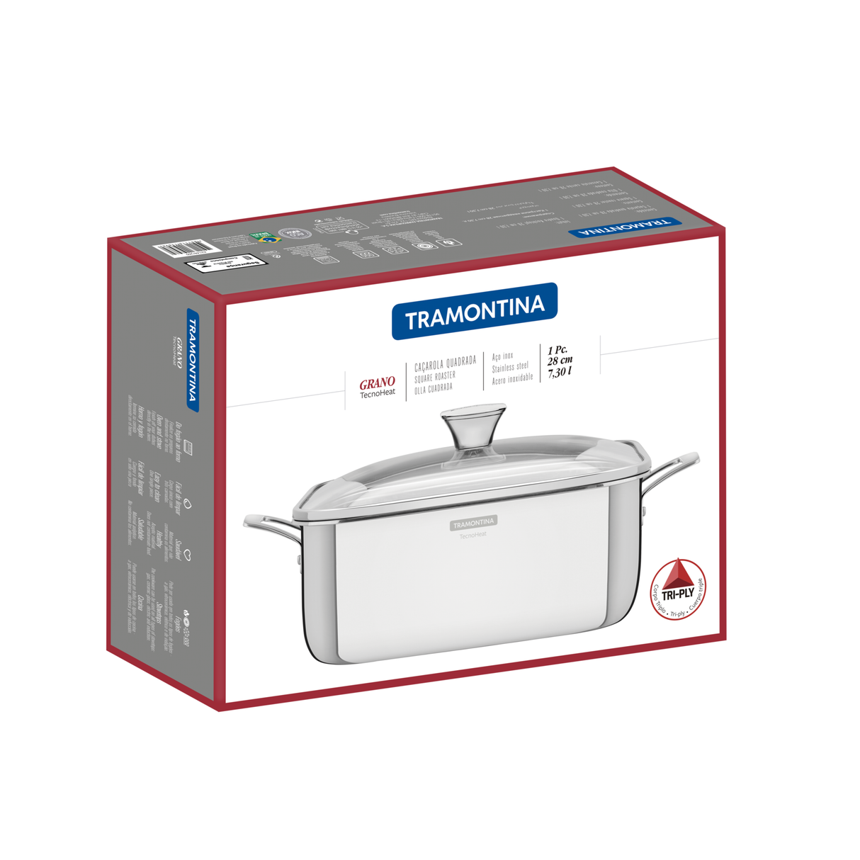 Ruudukujuline pott Grano