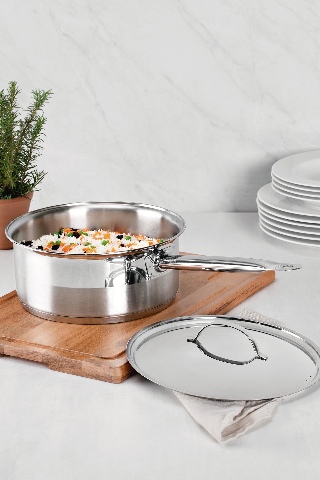 Profesionalus, 20 cm 2,9 l nerūdijančio plieno puodas