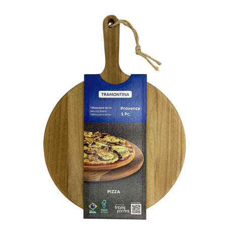 Provence ümmargune pitsalaud FSC®-sertifitseeritud tiikpuust, 40 × 28 cm