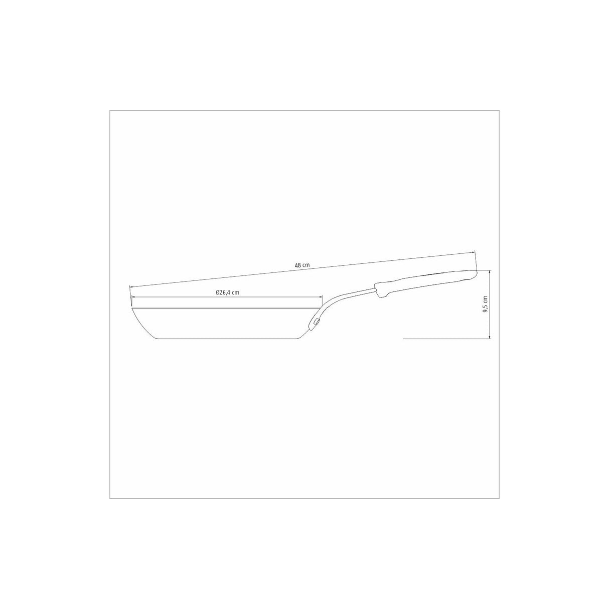 Profesionāla dzelzs cepšanas panna