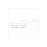 CHURRASCO 26cm perforated wok pan