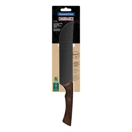 8'' MEAT KNIFE CHURRASCO, BLACK