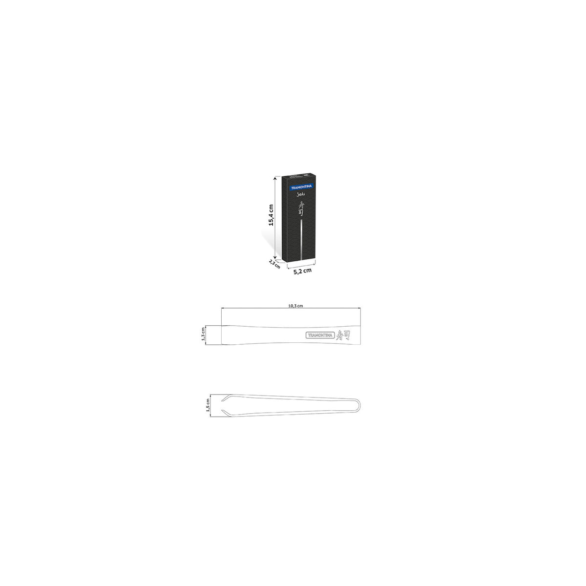 SUSHI FISH BONE TWEEZER STAINLESS STEEL