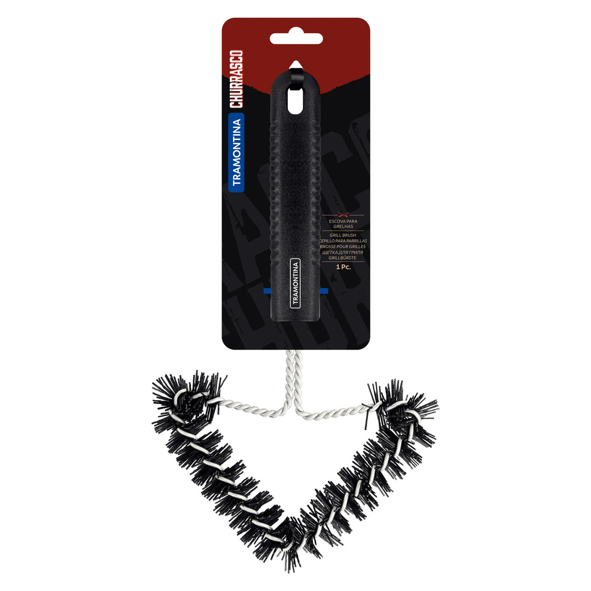 GRILL BRUSH  BLACK