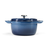 Enamelled Cast IRON Casserole Blue