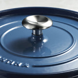Enamelled Cast IRON Casserole Blue