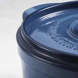 Enamelled Cast IRON Casserole Blue