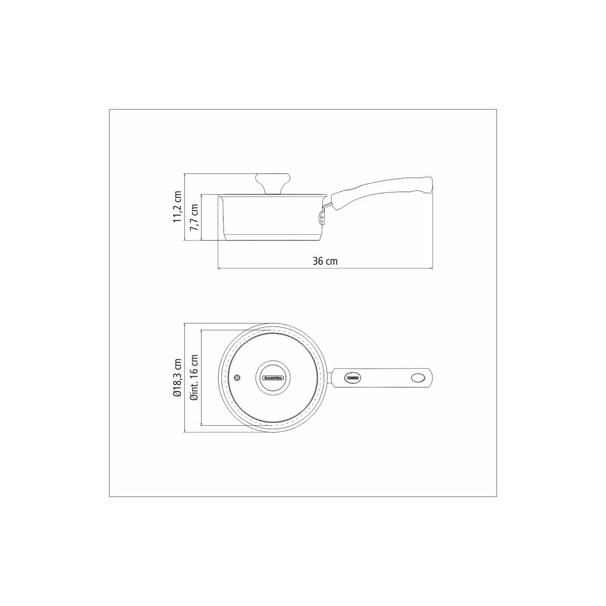 SOLAR SILICONE 16cm saucepan 1.4L