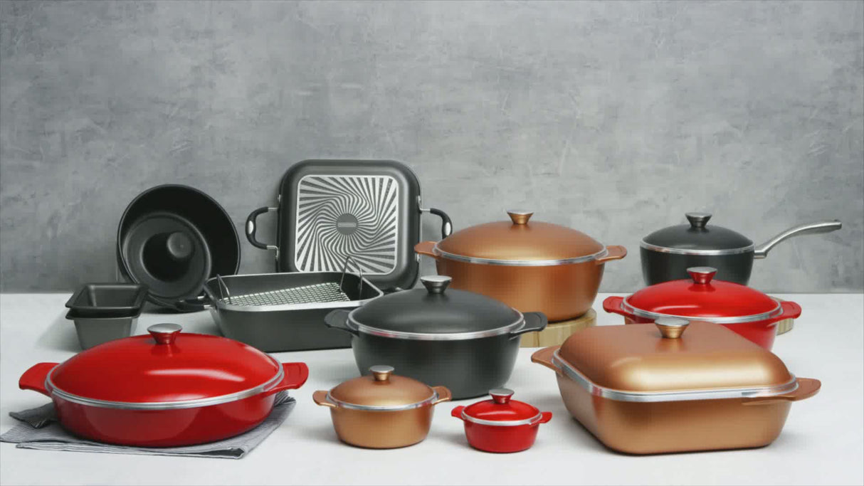 LYON Sautējamais katls 24 cm / 3.7 L – Zelta